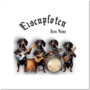 Dachshund band Eisenpfoten (Iron Paws) Posters and Art